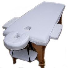 Plain White Cotton Massage Tisch Face Cradle Covers Sets Bett Spannbetttücher